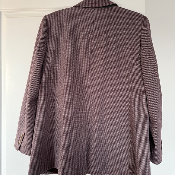 LOFT Women's Houndstooth Blazer - Black and White - Picture 3 of 3